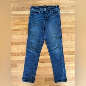 GAP Women's Vintage Blue High-Rise Cigarette Jeans